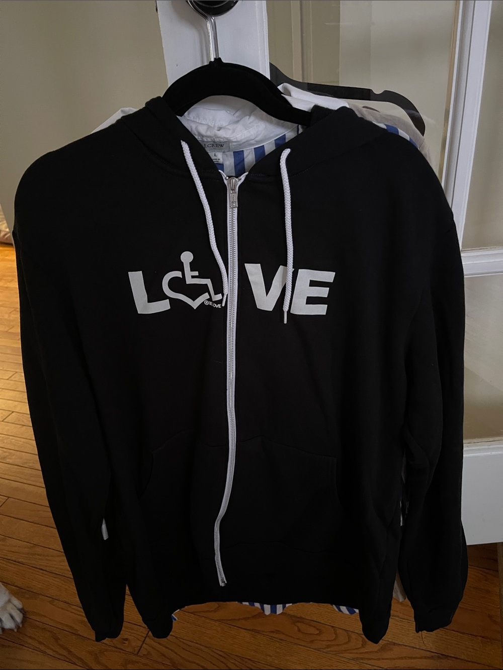 3E LOVE XXL Black Hoodie